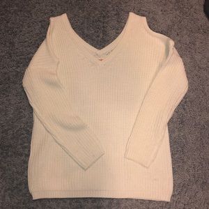 Open Shoulder Sweater